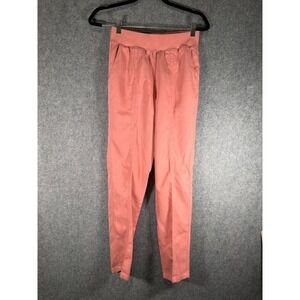 Faherty Pants Women XS‎ Pink Pull On Tapered Leg Linen Blend Casual Relax